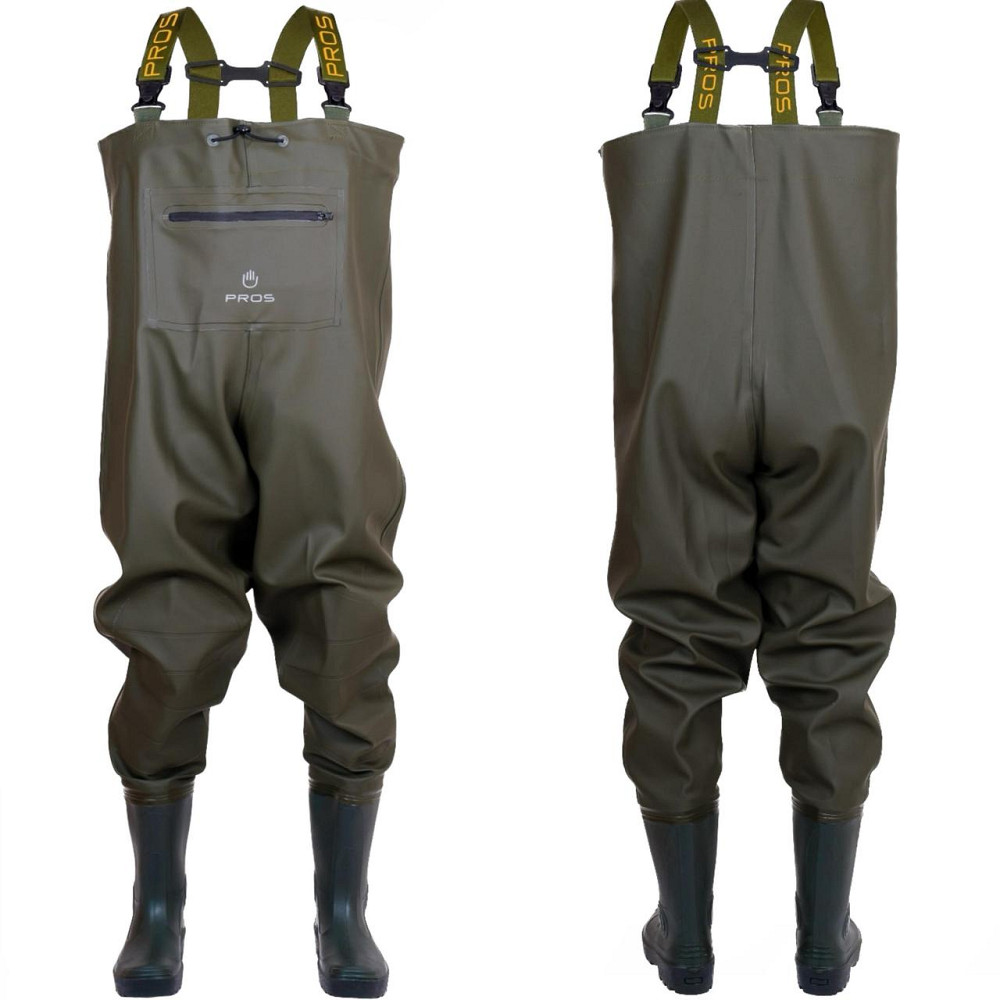 Водонепроникні Заброди (Комбінезон) посилені вставки + 2 кишені PROS "Premium" (SBPP01) Розмір 41 Нововолинськ - фото 1