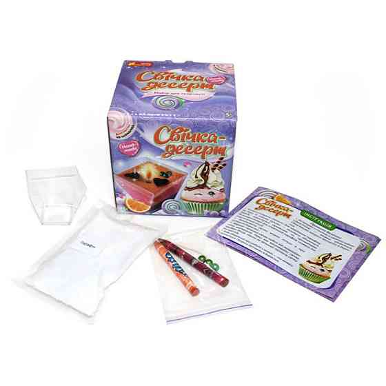 Гелева свічка-десерт "Тірамісу" 10100526 своїми руками Вінниця