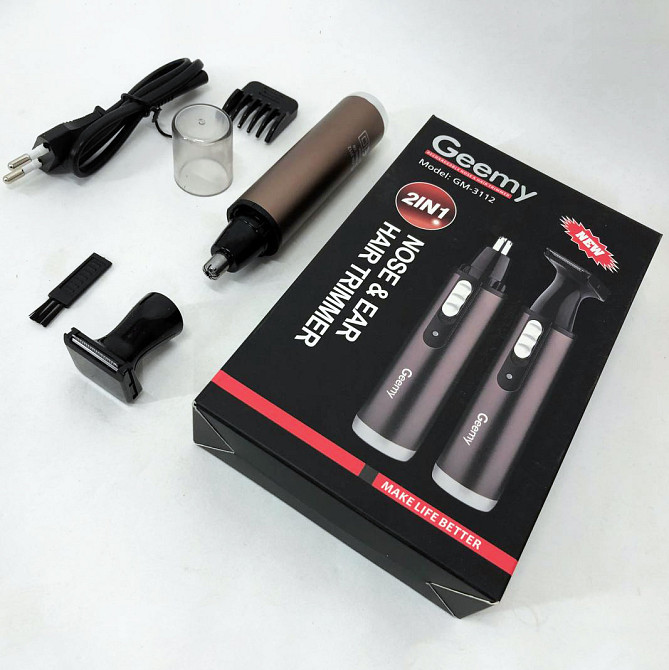 Электрический триммер для волос в носу GEMEI, Бритва триммер для носа и ушей носа и бровей WE-16 Львов - изображение 8