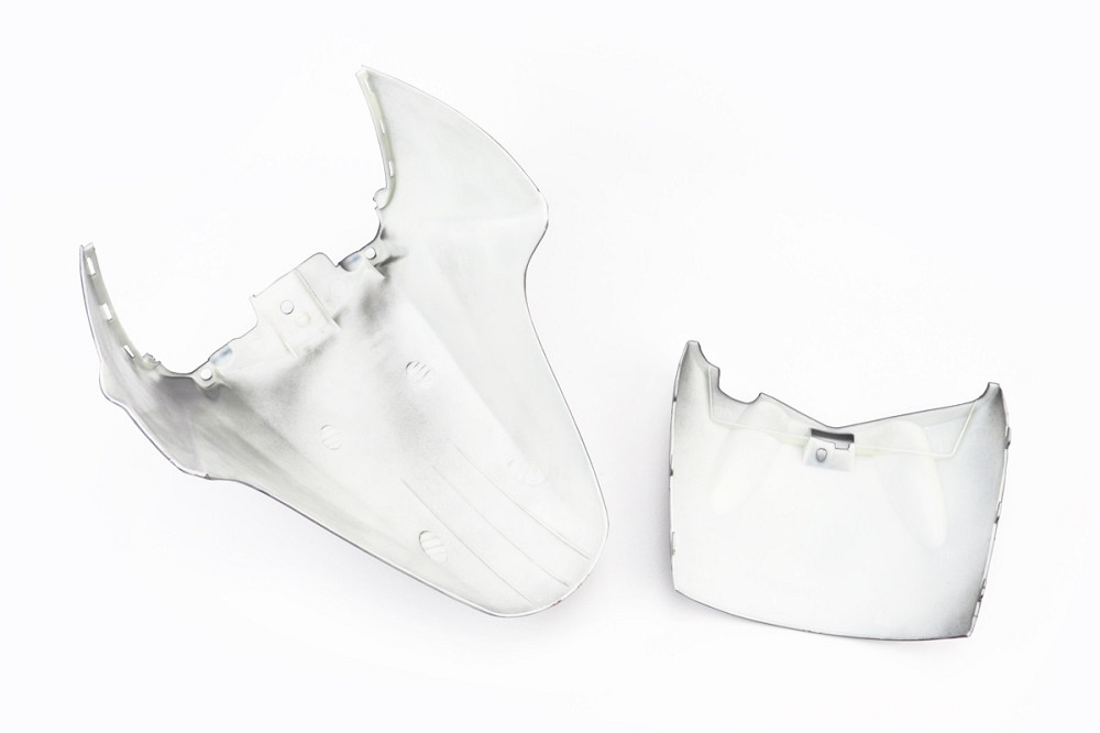 Honda LEAD AF-48 пластик - крило переднє (2 частини к-кт), ЧОРНИЙ, тип 1 Київ - фото 2