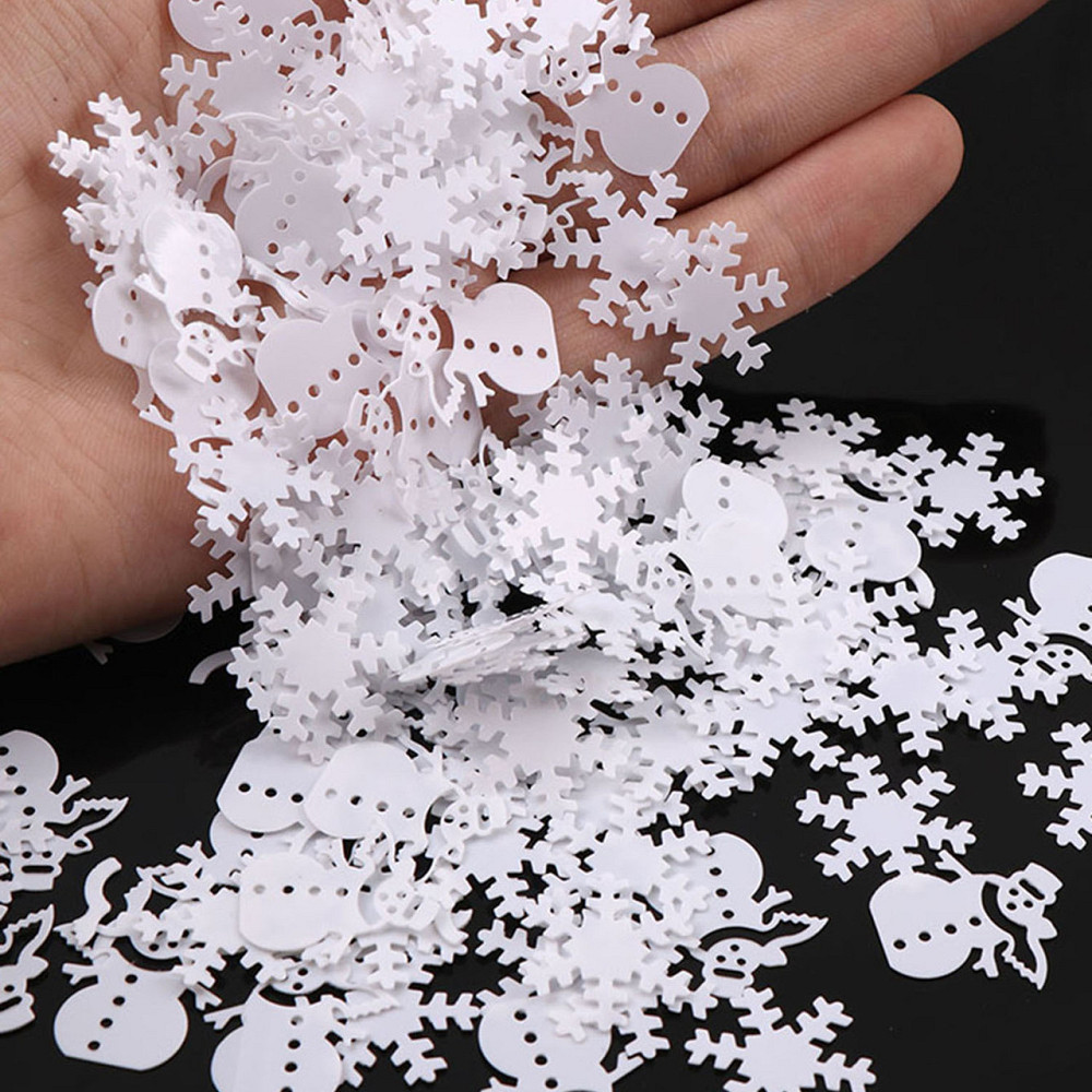 Новогодний конфетти Снеговики 15 г белый Киев - изображение 1