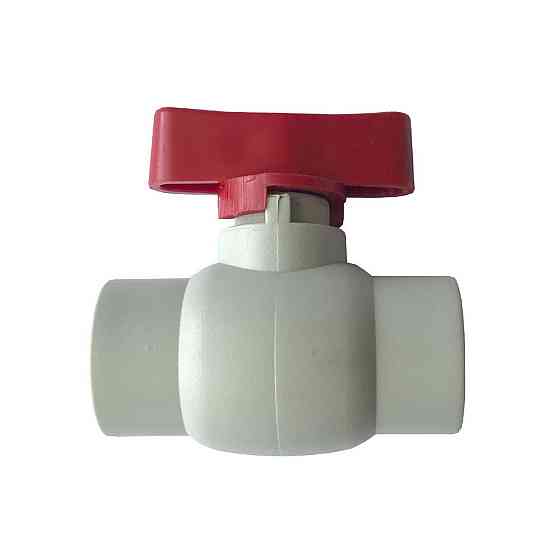 Кран шаровый(мини) Kalde PPR ф32 красный 20925 (000017437) Киев