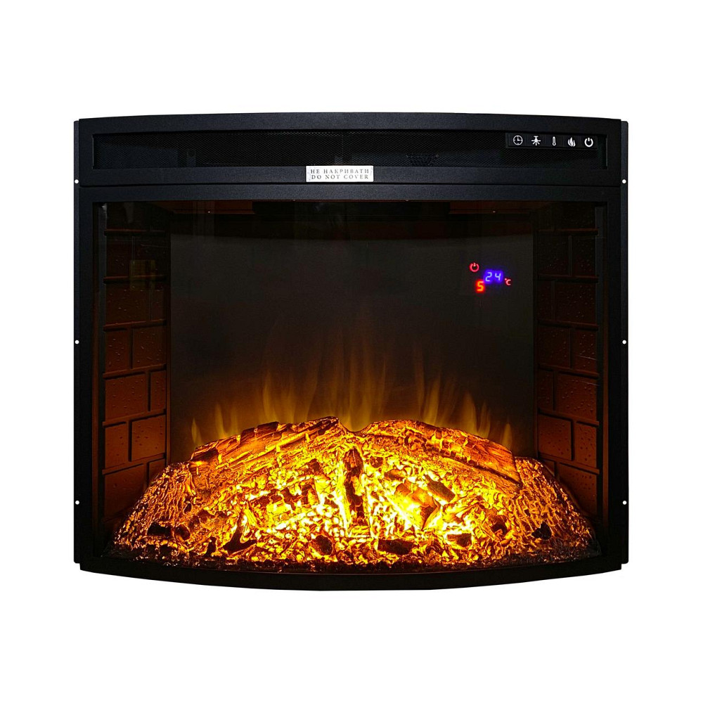 Электрокамин Royal Sky 28 (EF28C) с обогревом, со звуком, кирпичной кладкой, дровами и эффектом тления. Киев - изображение 8