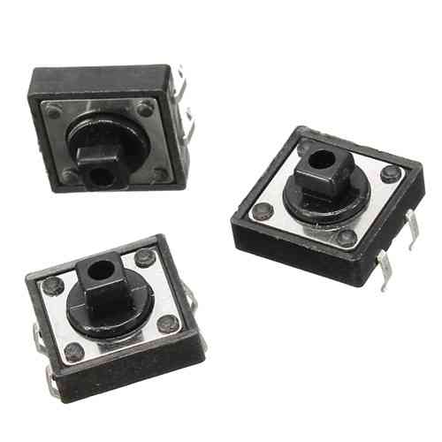 Кнопка тактовая, микрик 100шт, DIP 4 контакта, 12x12x7.3мм Винница