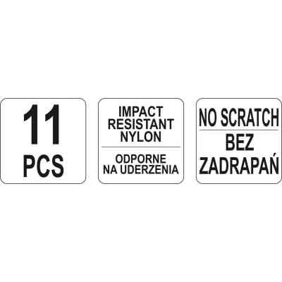 Набор инструментов Yato съемников пластиковых 11 шт. (YT-0844) Винница