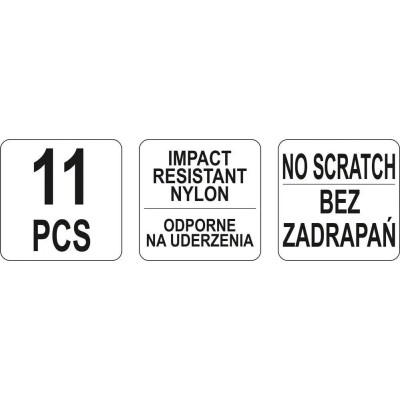 Набор инструментов Yato съемников пластиковых 11 шт. (YT-0844) Винница - изображение 4