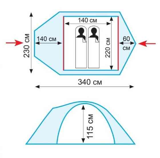 Палатка Tramp Colibri Plus v2 Киев