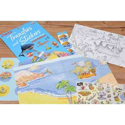 Набор для творчества Scribble down Набор переводных наклеек с онлайн приложением Остров пиратск (SD/20) Винница