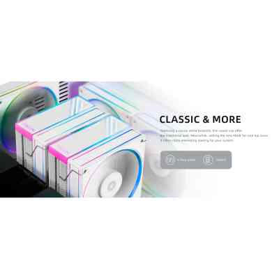 Кулер для процессора ID-Cooling Frozn A620 ARGB White (FROZN A620 ARGB White) Винница