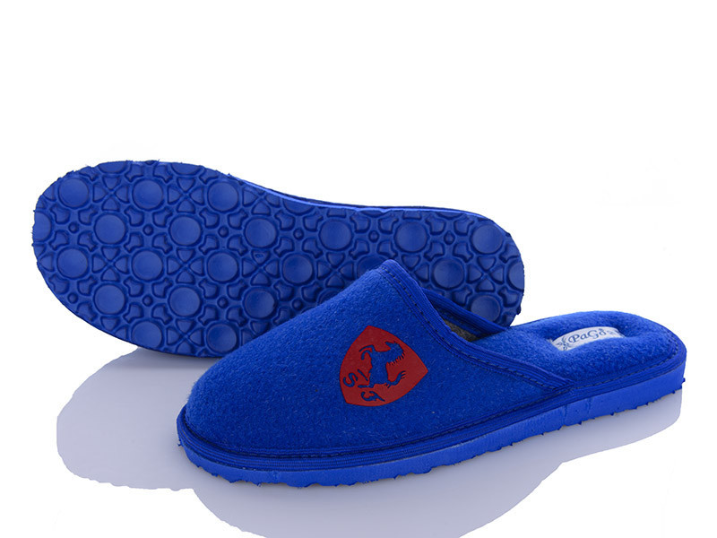 Хатні капці підліткові хлопчик свій PaGo "Червоний Ferrari" Сині Одеса - фото 9