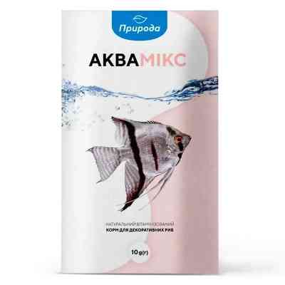 Корм для рыб Природа "Аквамикс" 10 г (4820157401118) Винница