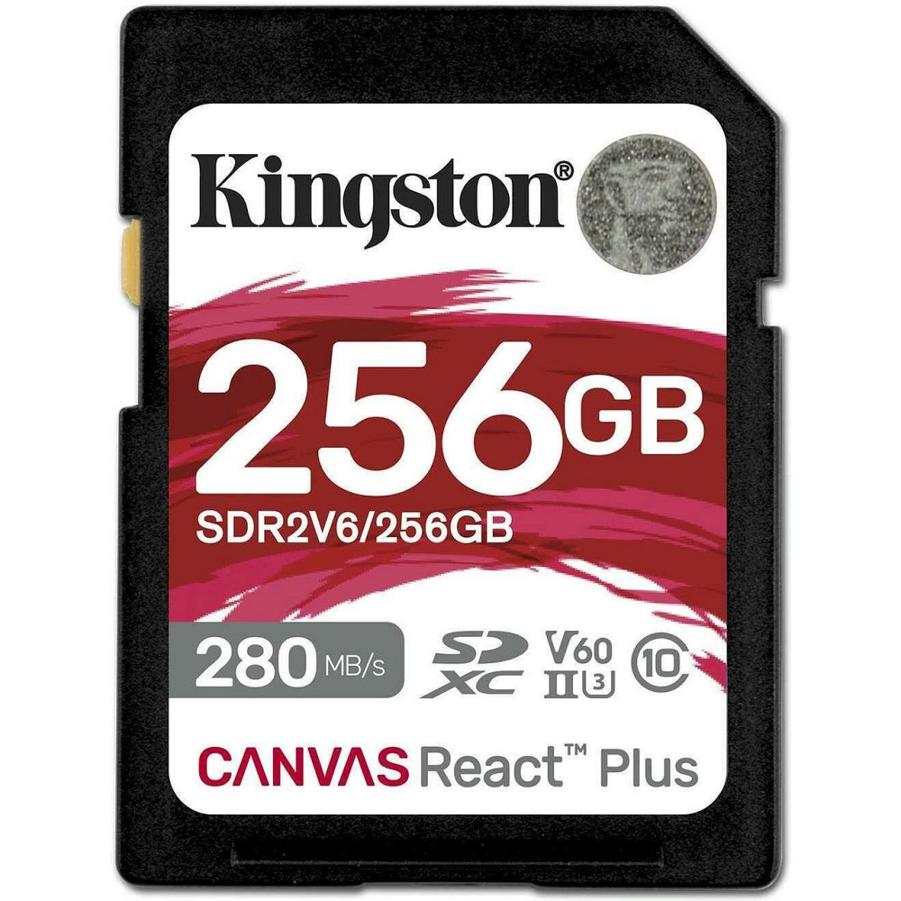 Картка пам'яті SDHC 256 GB UHS-II/U3 Class 10 Kingston Canvas React Plus V60 SD R280/W150MB/s (SDR2V6/256GB) Харьков - изображение 4