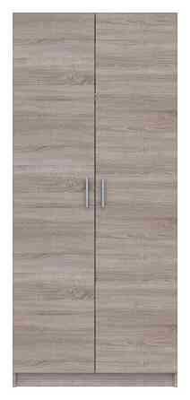 Шафа розпашна з полицями Doros Промо 90х48х204 см Дуб сонома (DRS-011200) Львів