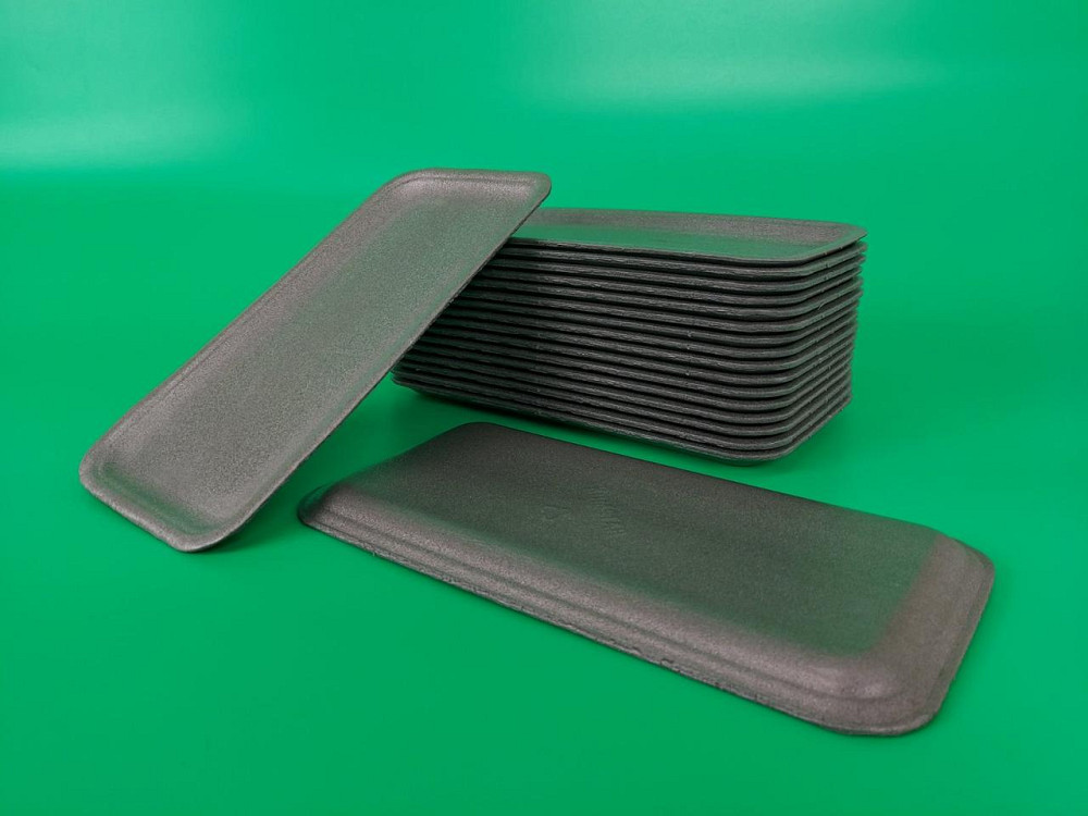 Підкладка (лотки) зі спіненого полістиролу (270*136*15) "ТR-055 чорний (450 шт) Харків - фото 2