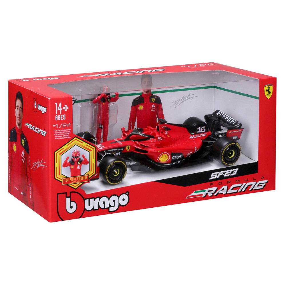 Автомодель з фігуркою - Ferrari SF-23 (1:24) Дніпро - фото 8