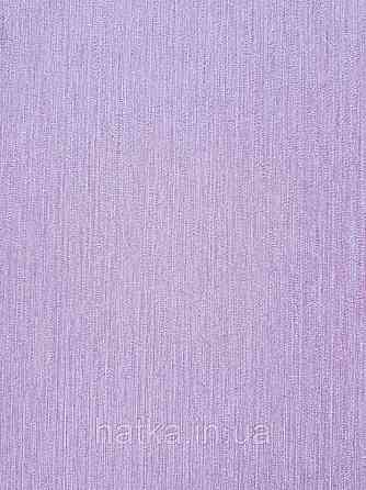 Шпалери вінілові Decoprint Breeze 0.53х10 м однотонні структурні тонка смужка під тканину рожеві Київ