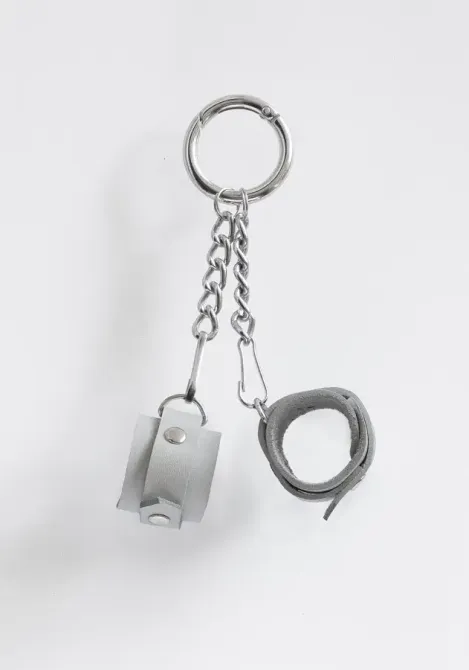 Брелок Наручники Білий Львів - фото 1