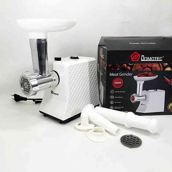 Кухонна м'ясорубка Domotec R3391 2000 W, М'ясорубка для овочів, AN-547 М'ясорубка багатофункціональна Київ