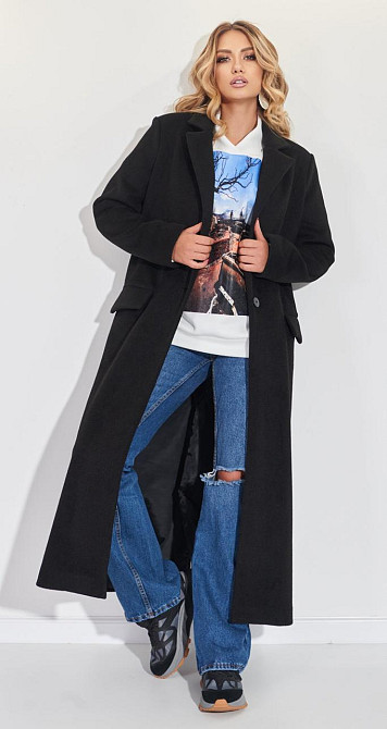 Пальто Лама длинное (48) Киев - изображение 4