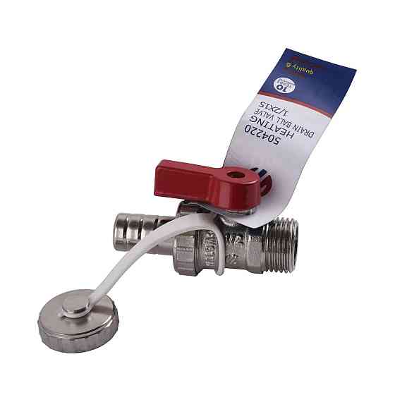 Кран слива/наполнения 1/2″ с заглушкой 504220 ARCO SPAIN Red (000020618) Киев