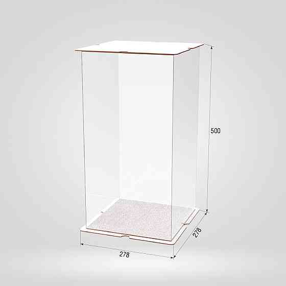 Коробка для тортів, квітів та подарунків EKOSTAR 250х250х500 Київ