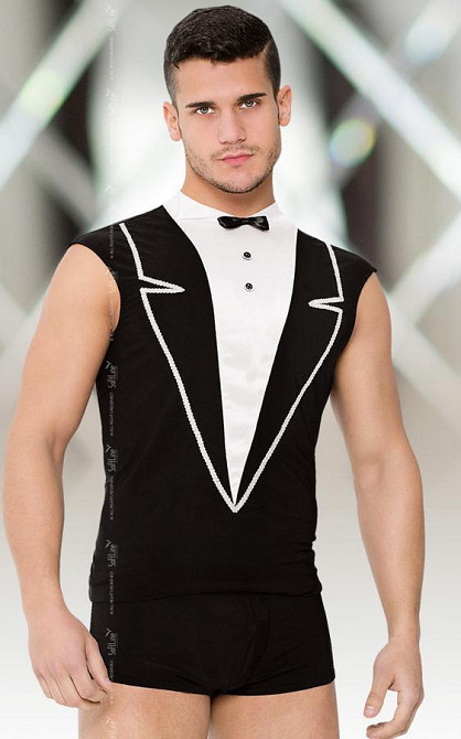 Рольовий костюм - Shirt and Shorts 4604, black - M/L Sex Aura Київ - фото 1