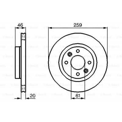 Тормозной диск Bosch 0 986 478 270 Винница - изображение 5