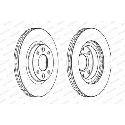 Тормозной диск FERODO DDF2327C Винница