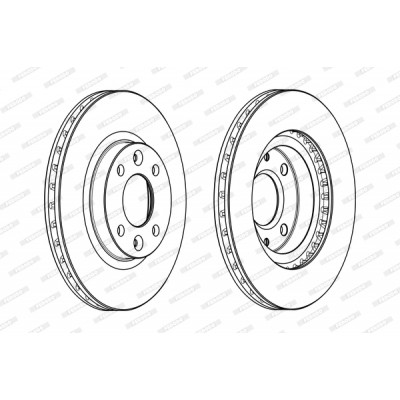 Тормозной диск FERODO DDF2327C Винница - изображение 1