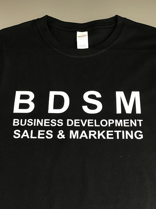 Женская\Мужская футболка с надписью BDSM Черновцы - изображение 3