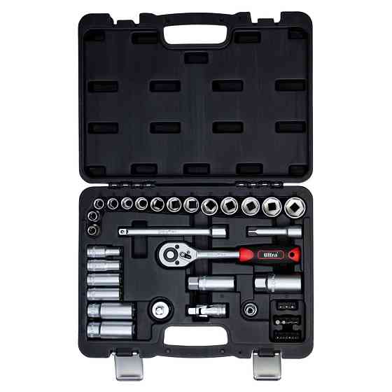 Набір насадок торцевих і біт 3/8" 39 шт CrV Taiwan ULTRA (6003092) Київ