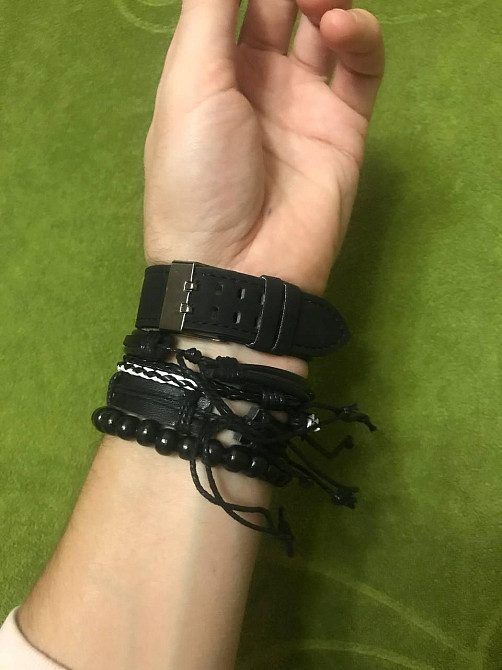 Часы мужские SOKI Black + браслеты Киев - изображение 4