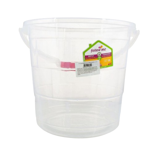 Відро 10л з кришкою пластик прозорий ELIF Житомир - изображение 3