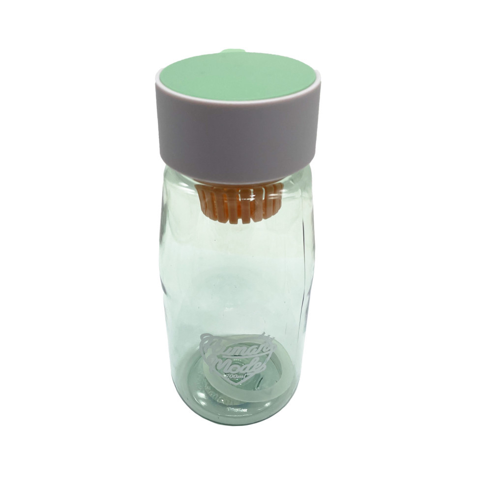 Пластиковая бутылка для воды с ситечком 2315, 0.7 литра Зеленый Винница - изображение 1