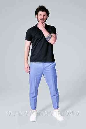 Поло классическое Stedman Lux Polo мужское черное (ST9060-BLO) 3XL Киев