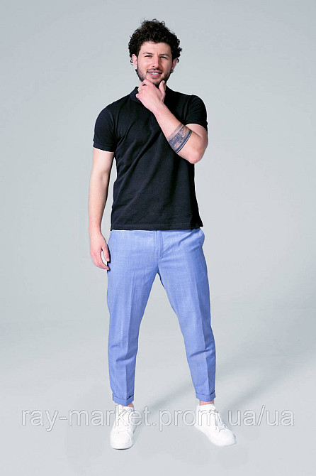 Поло классическое Stedman Lux Polo мужское черное (ST9060-BLO) 3XL Киев - изображение 5