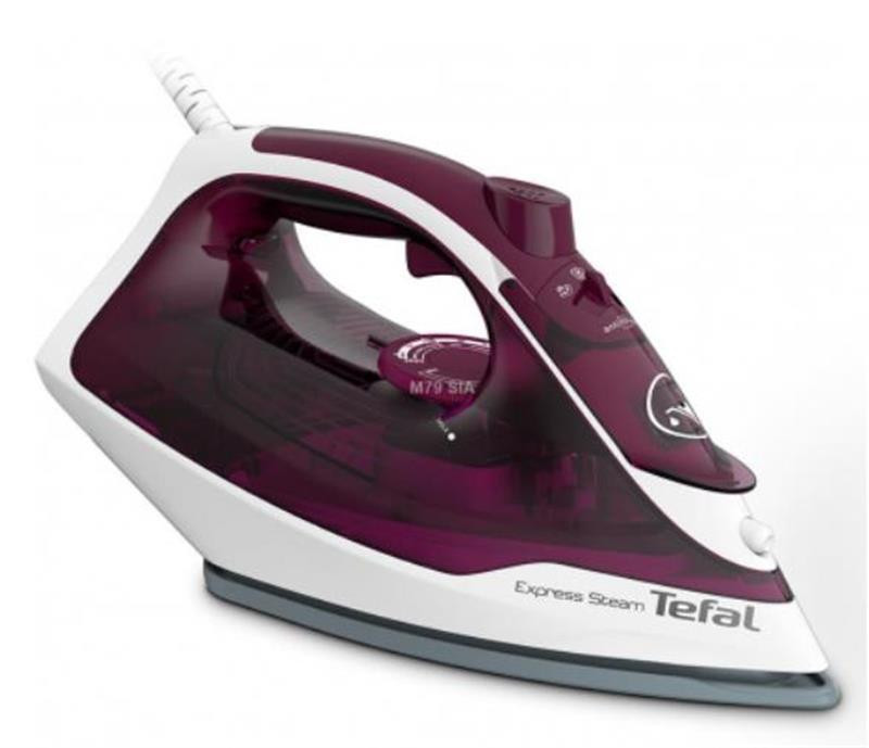 Праска Tefal Express Steam FV2835E0 фіолетовий з білим Харків - фото 2
