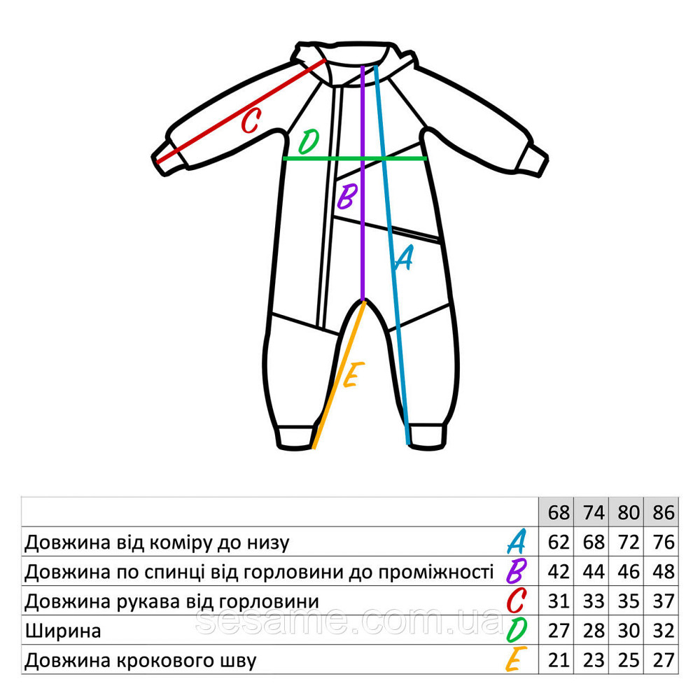 Комбінезон трикотажний ромпер Драйв М'ятний Харків - фото 9