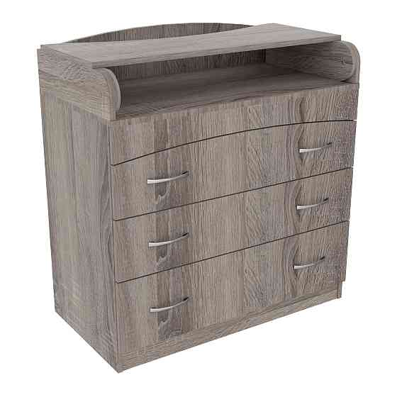 Комод пеленальний №2, Дуб Сонома Трюфель, 864/465/916 Львів