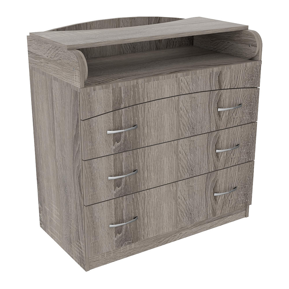 Комод пеленальний №2, Дуб Сонома Трюфель, 864/465/916 Львів - фото 1