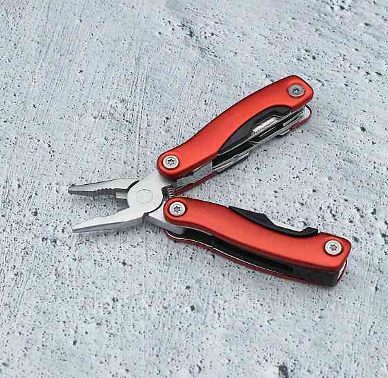 Мультитул мини M142, красный Днепр