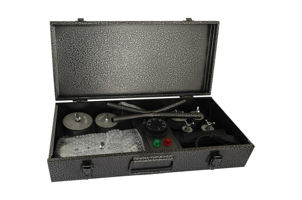 MASTERTOOL Паяльник для пластикових труб MASTERTOOL 20-63 мм 1500 Вт/220 V/50 Hz 0-300°С IP44 L Коломия - фото 5