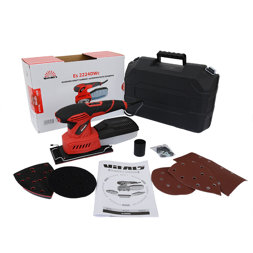 Машина шліфувальна вібраційна Vitals Es 2224DWc Харків - фото 10