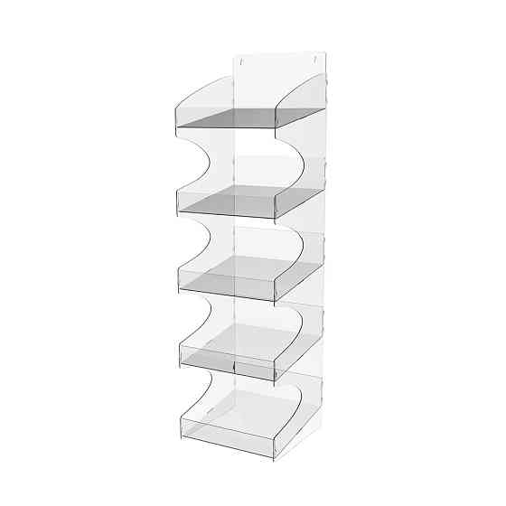 Підставка вітрина EKOSTAR під батончики навісна 5 полиць 900х250х250 Київ
