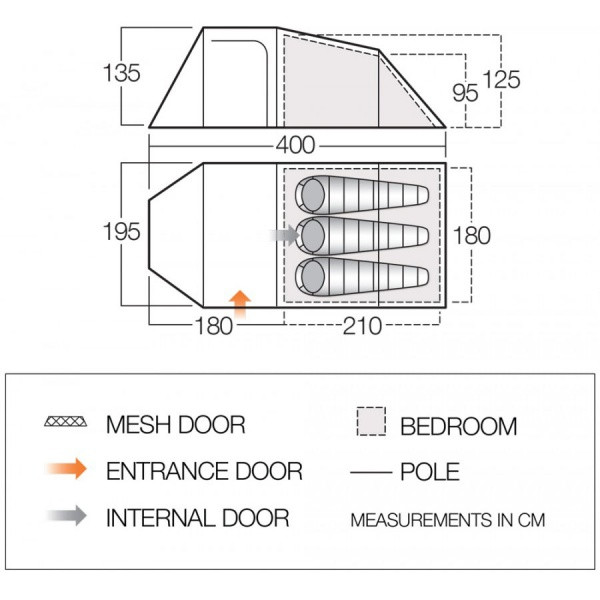 Палатка Vango Skye 300 Treetops Киев - изображение 4