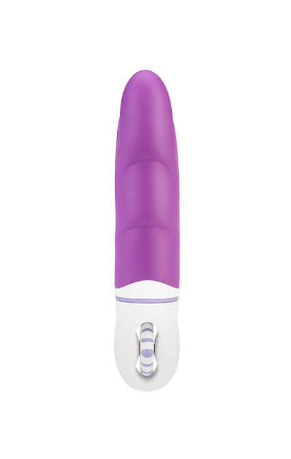 Вібратор з оригінальним дизайном і ребристою поверхневістю AMOR BIG VIBRATOR ANGELUS Violet (Застосунок НЕ Sex Aura Київ - фото 1