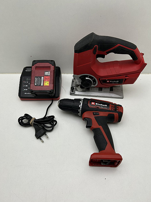 Набір інструментів Einhell (Лобзик, дриль-шурупокрут, зарядна станція, акумулятор) (Б-клас) Луцк - изображение 1
