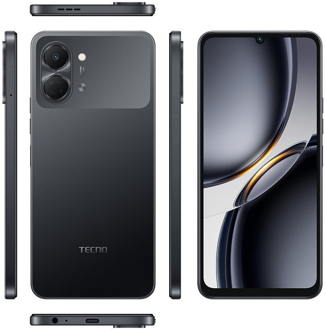 Смартфон Tecno Spark Go 3 (KN3) 4/128 GB Ink Black (4894947105272) ( 25767 ) Харків - фото 1