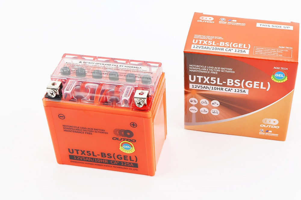 Акумулятор 12V5Ah UTX5L-BS GEL (L113*W70*H107mm) Бершадь - фото 1