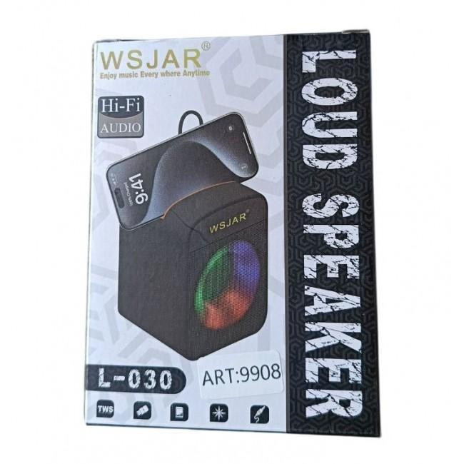 Бездротова колонка Bluetooth L-030 з підставкою для телефону, яскравим LED-підсвічуванням та потужним звуком Одеса - фото 2